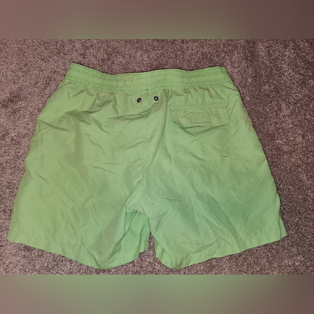 Preowned Vintage Polo by Ralph Lauren size medium swim trunks with mesh lining